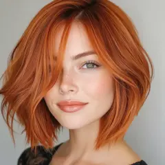 Cortes para pelo fino y sin volumen: un bob desfilado con capas sutiles que dan movimiento y textura, ideal para realzar la melena.