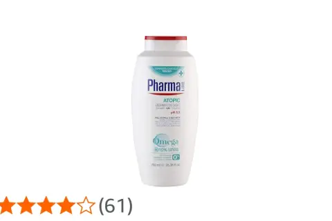 Bote blanco de shower gel para que sirve: cuidado dermatológico para piel atópica o muy seca, con pH 5.5 y 10% urea.