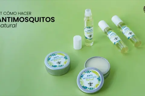Kit para crear tu propio remedio natural antimosquitos. Incluye roll-on y bálsamo.