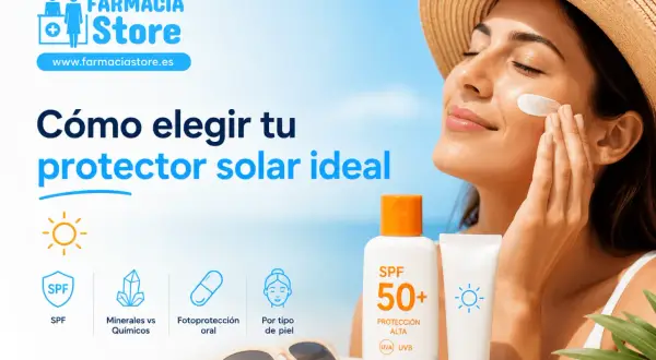 Guía para elegir los tipos de filtros solares: SPF, minerales vs químicos, fotoprotección oral y por tipo de piel.