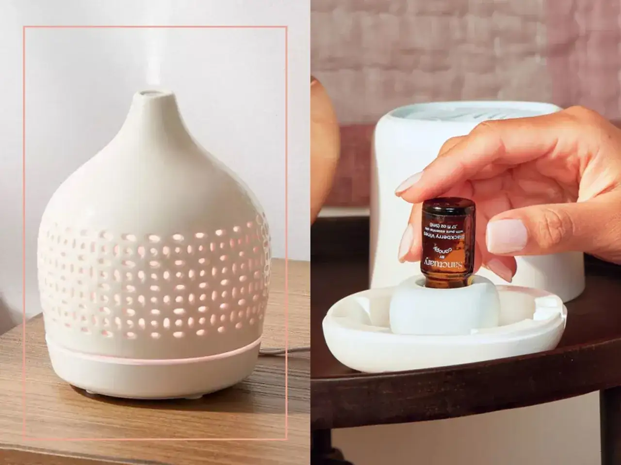 Aprende como usar los aceites esenciales para perfumar la casa con este difusor y aceite.